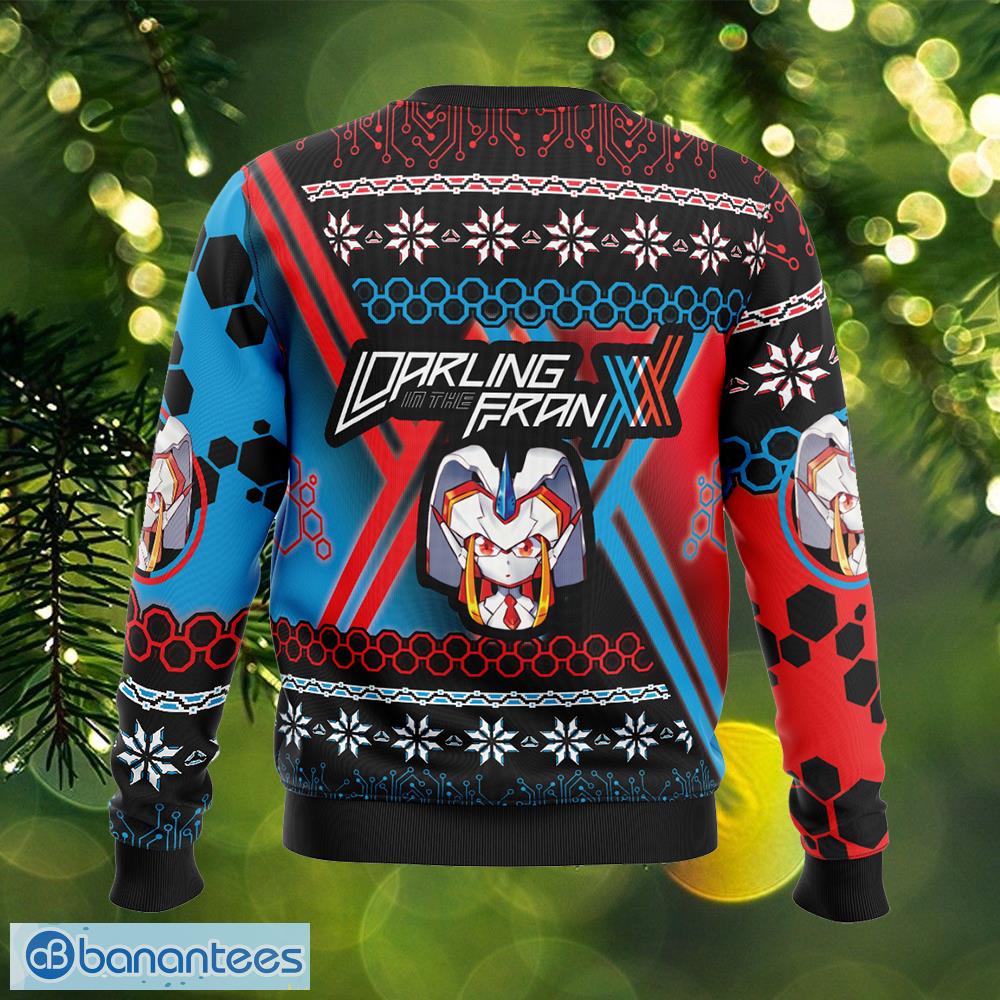 christmas hiro and zero two darling in the franxx savior knitted christmas sweater gift for men and women 1 image Christmas Hiro and Zero Two Darling In The FranXX Savior Knitted Christmas Sweater Gift For Men And Women - Christmas Hiro and Zero Two Darling In The FranXX Ugly Christmas Sweater Photo_2