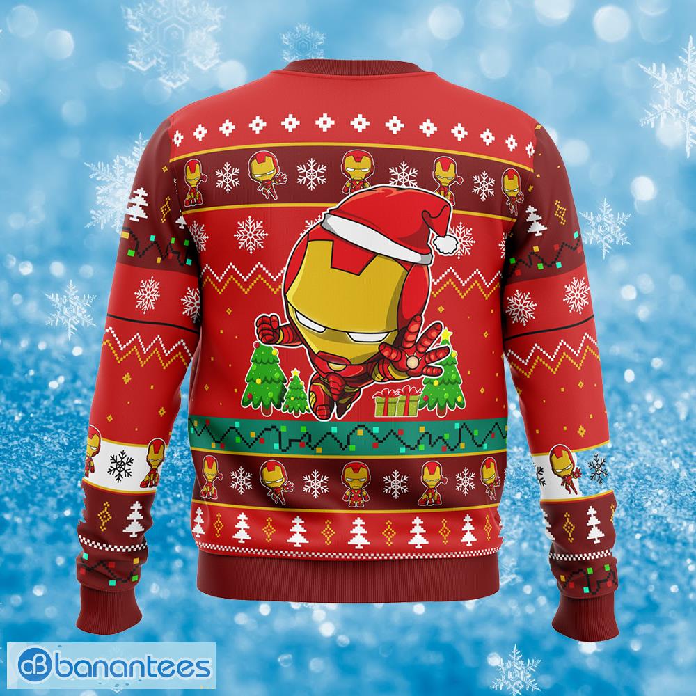 christmas iron man chibi marvel comics caspar ugly christmas sweater gift for adult 1 image Christmas Iron Man Chibi Marvel Comics Caspar Ugly Christmas Sweater Gift For Adult - Christmas Iron Man Chibi Marvel Comics Ugly Christmas Sweater Photo_2