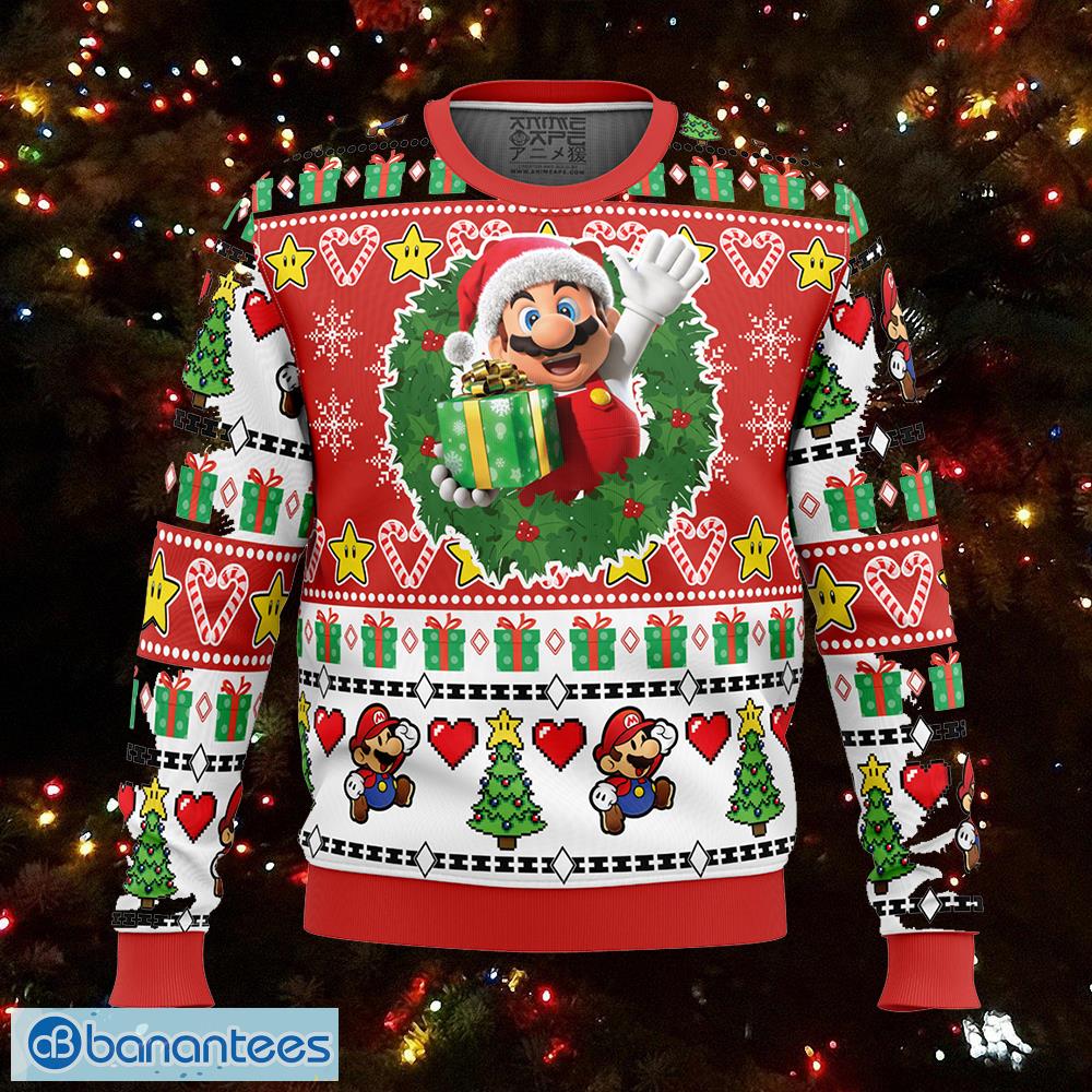 christmas mario mario bros myrrh knitted xmas sweater gift for men and women image Christmas Mario Mario Bros Myrrh Knitted Xmas Sweater Gift For Men And Women - Christmas Mario Mario Bros Ugly Christmas Sweater Photo_1