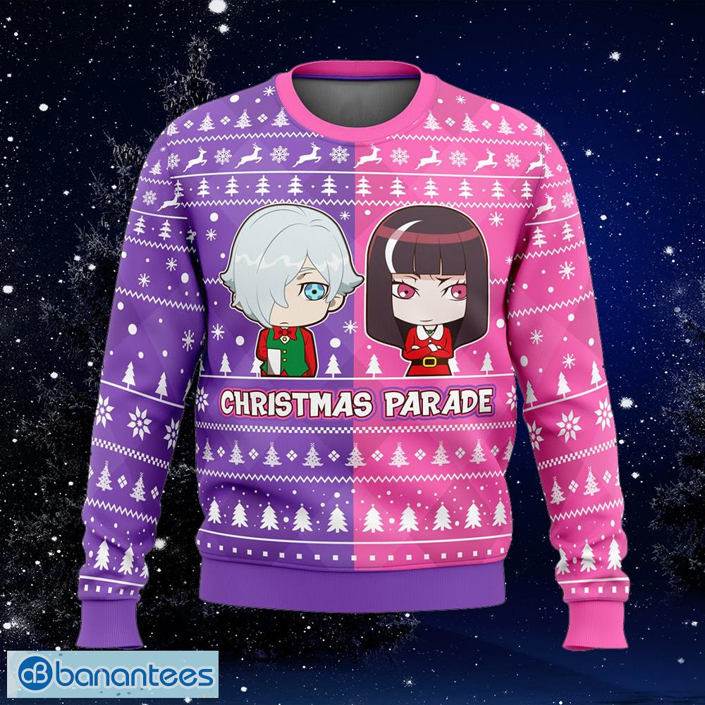 christmas parade death parade angelic ugly xmas sweater gift for men and women image Christmas Parade Death Parade Angelic Ugly Xmas Sweater Gift For Men And Women - Christmas Parade Death Parade Ugly Christmas Sweater Photo_1