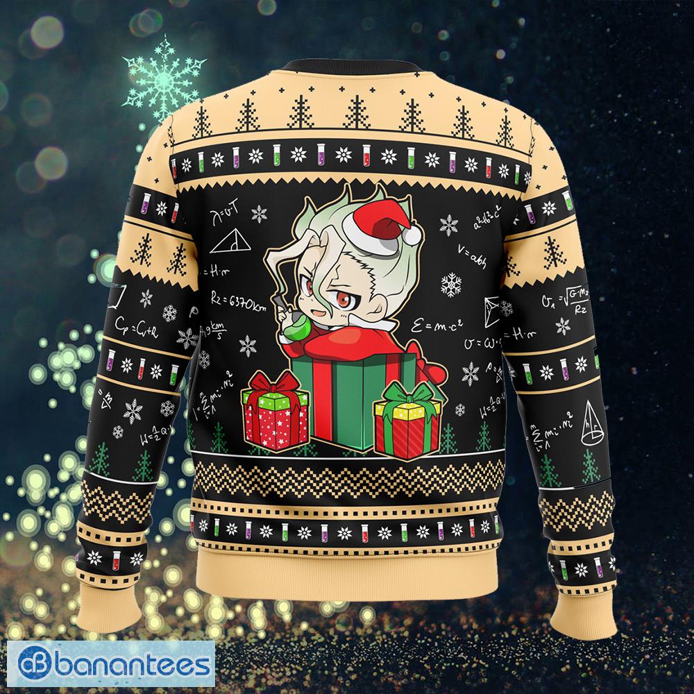christmas senkuu dr stone avalanche knitted christmas sweater aop gift for men and women 1 image Christmas Senkuu Dr Stone Avalanche Knitted Christmas Sweater AOP Gift For Men And Women - Christmas Senkuu Dr Stone Ugly Christmas Sweater Photo_2