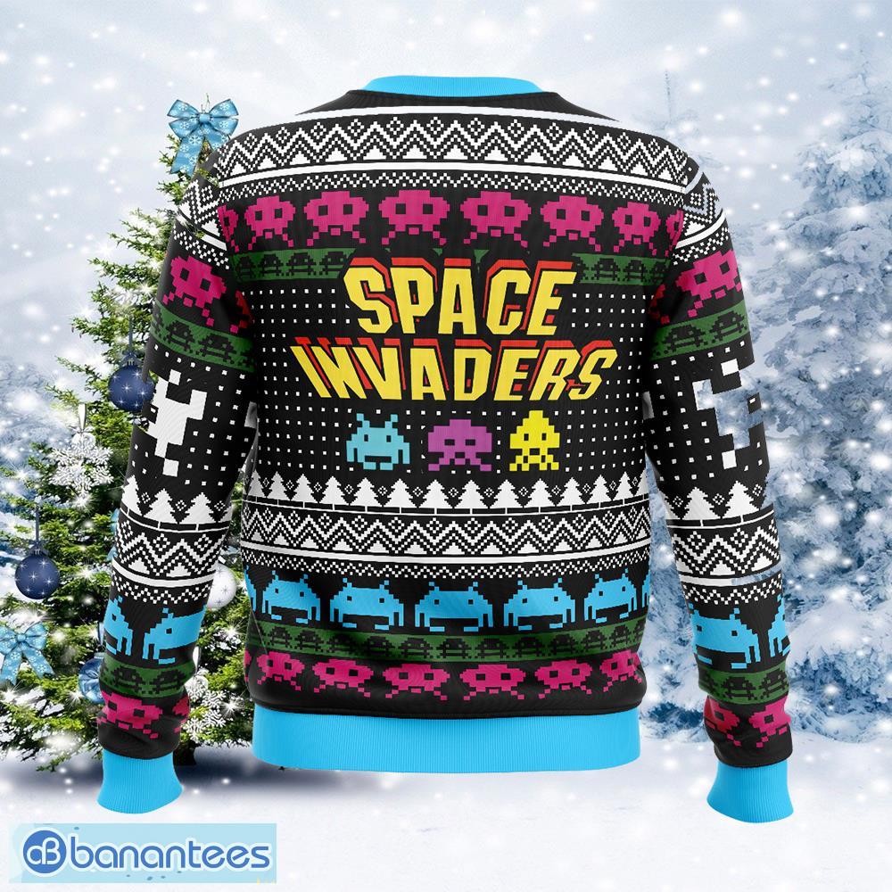 christmas space invaders parka ugly christmas sweater gift for men and women 1 image Christmas Space Invaders Parka Ugly Christmas Sweater Gift For Men And Women - Christmas Space Invaders Ugly Christmas Sweater Photo_2