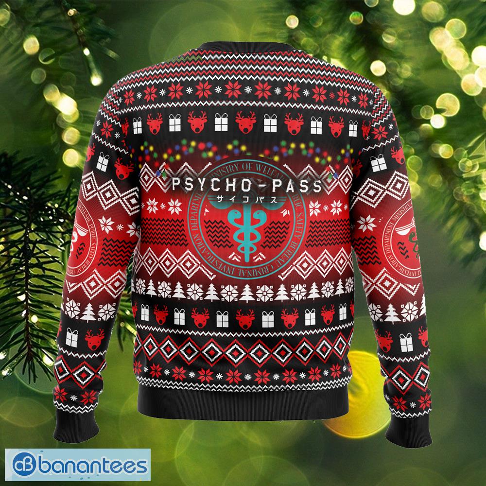 christmas staff psycho pass roast knitted christmas sweater aop gift holidays 1 image Christmas Staff Psycho-Pass Roast Knitted Christmas Sweater AOP Gift Holidays - Christmas Staff Psycho-Pass Ugly Christmas Sweater Photo_2