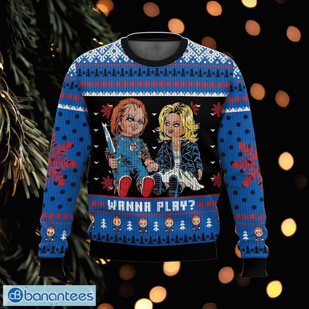 chucky ugly sweater hygge ugly christmas sweater gift for men and women image Chucky Ugly Sweater Hygge Ugly Christmas Sweater Gift For Men And Women - Chucky Ugly Sweater Photo_1
