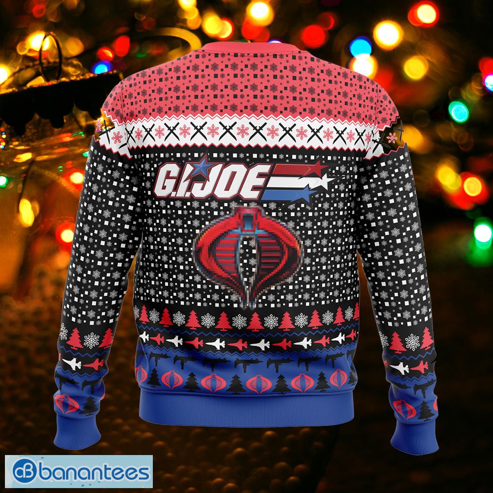 cobra gi joe snowdrift knitted christmas sweater gift for men and women 1 image Cobra G.I. Joe Snowdrift Knitted Christmas Sweater Gift For Men And Women - Cobra G.I. Joe Ugly Christmas Sweater Photo_2