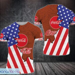 coca-cola AOP 3D T-shirt For Men And Women Product Photo 1