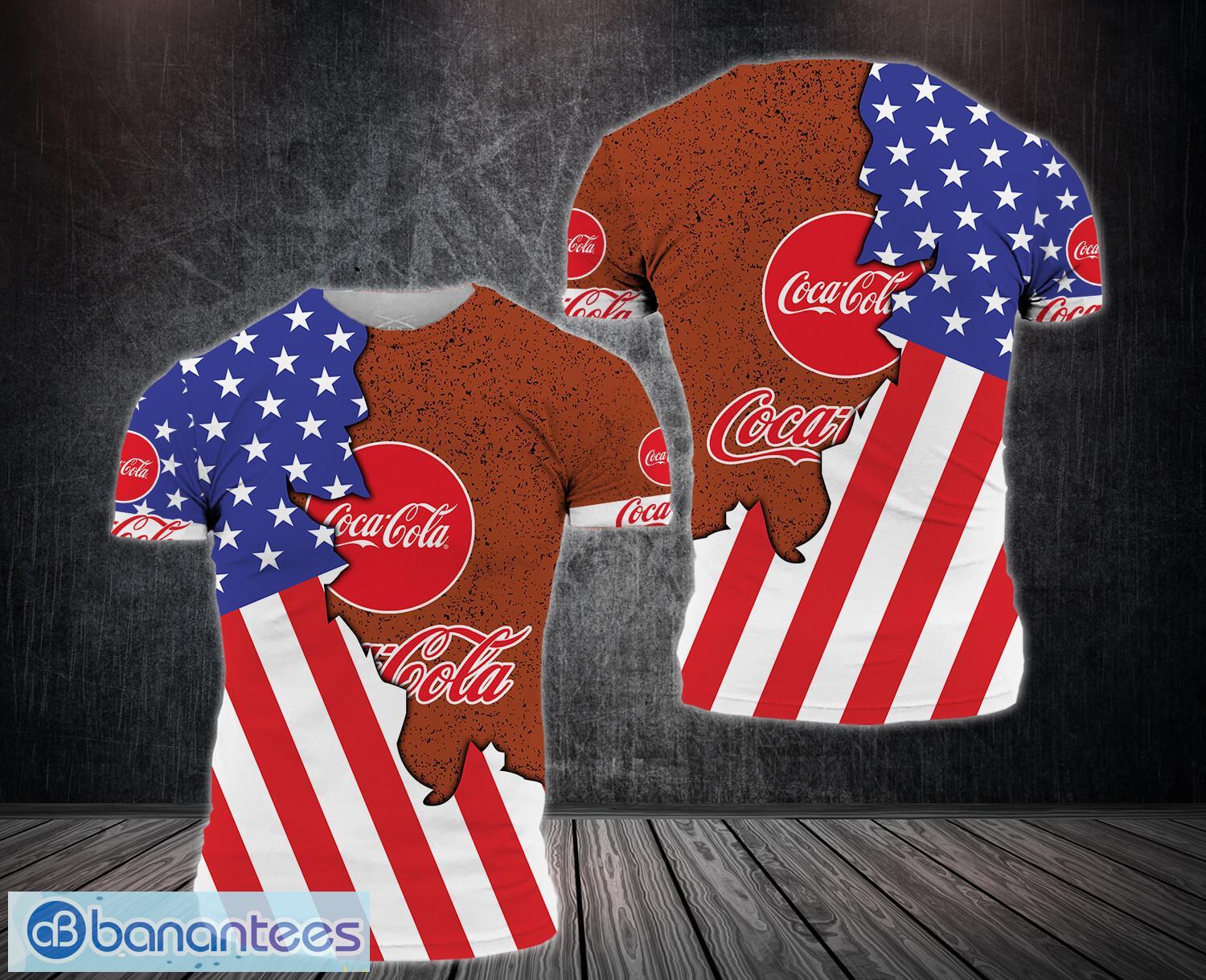 coca cola aop 3d t shirt for men and women image coca-cola AOP 3D T-shirt For Men And Women Product Photo 1