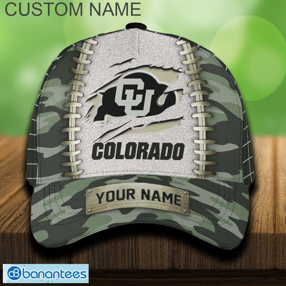colorado buffaloes 3d hat and cap beach design camo green for fans gift custom name image Colorado Buffaloes 3D Hat And Cap Beach Design Camo Green For Fans Gift Custom Name - Colorado Buffaloes 3D Hat And Cap Camo_1