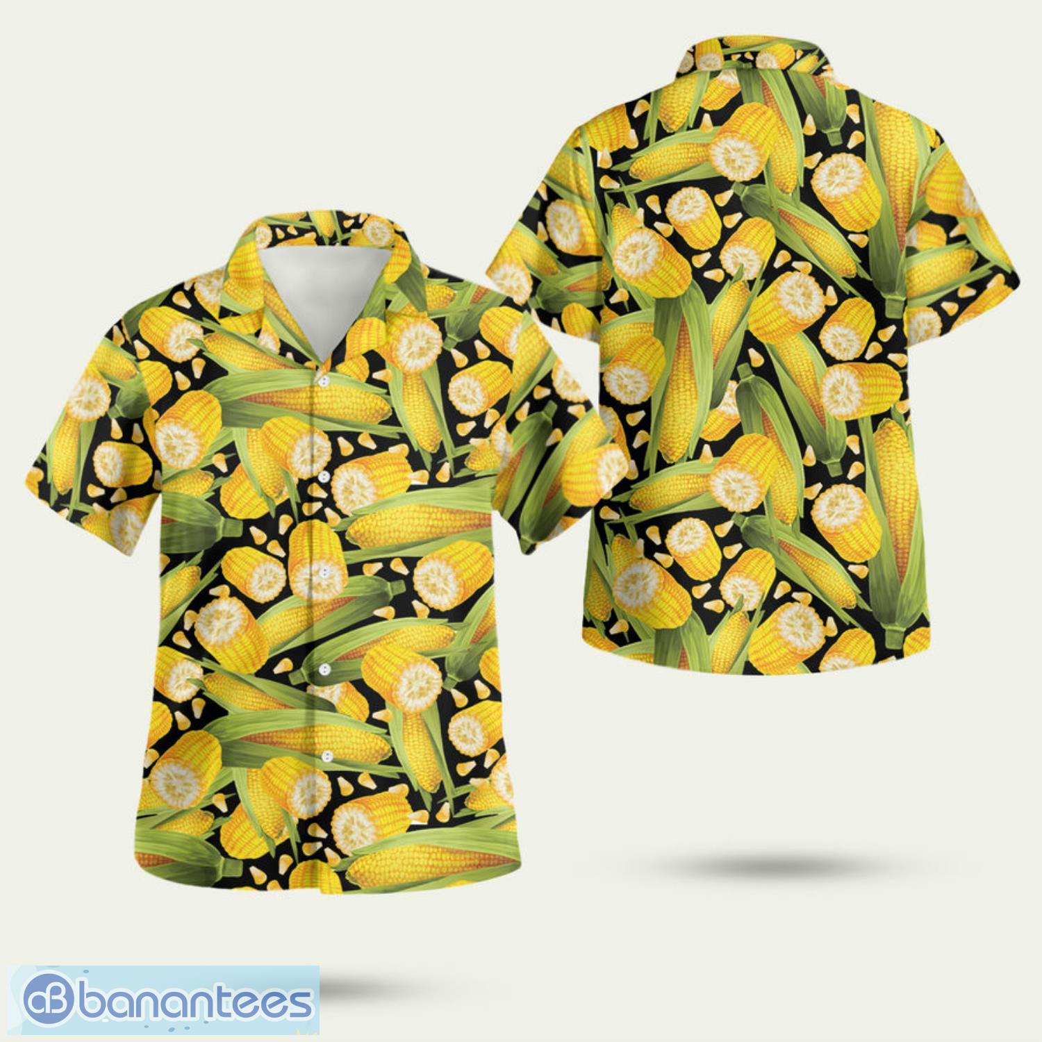 corn harvest 3d hawaiian shirt summer style gift image Corn Harvest 3D Hawaiian Shirt Summer Style Gift Product Photo 1