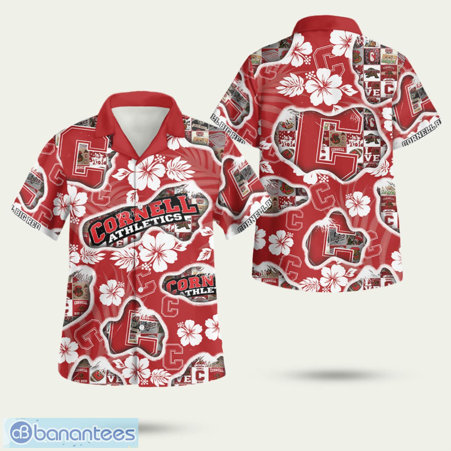 cornell big red 3d hawaiian shirt summer style gift image Cornell Big Red 3D Hawaiian Shirt Summer Style Gift Product Photo 1