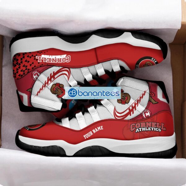 Cornell Big Red Air Jordan 11 Sneakers Custom Name Special Shoes For Fans Product Photo 2