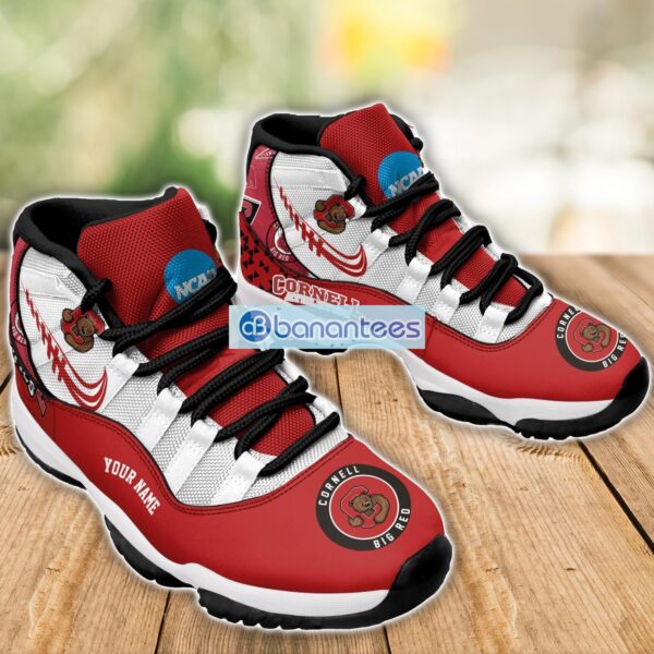 Cornell Big Red Air Jordan 11 Sneakers Custom Name Special Shoes For Fans Product Photo 3