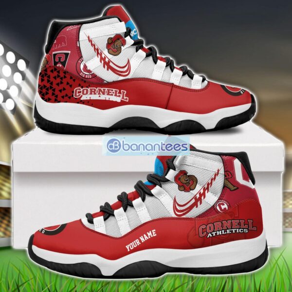 Cornell Big Red Air Jordan 11 Sneakers Custom Name Special Shoes For Fans Product Photo 1