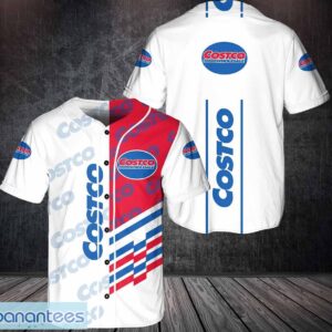 costco 3D Printed Baseball Jersey Shirt For Men And Women White Shirt Product Photo 1