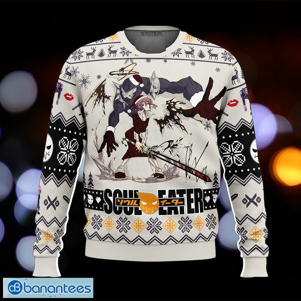 crona soul eater frostbite ugly christmas sweater gift for men and women image Crona Soul Eater Frostbite Ugly Christmas Sweater Gift For Men And Women - Crona Soul Eater Ugly Christmas Sweater Photo_1