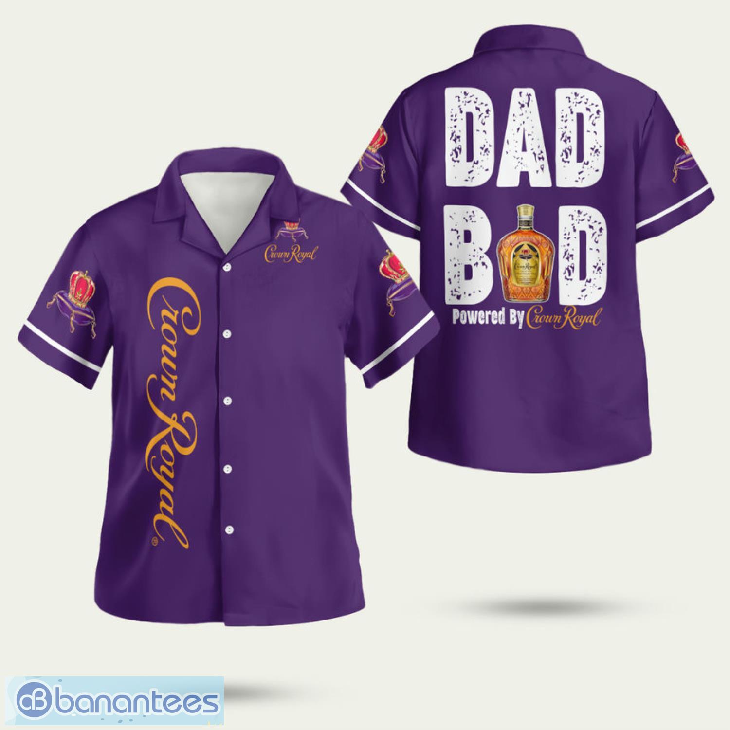 crown royal dad bod 3d hawaiian shirt summer style gift image Crown Royal Dad Bod 3D Hawaiian Shirt Summer Style Gift Product Photo 1