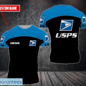 Custom Name 3D All Over Printed usps Limited 3D T-Shirt Product Photo 1