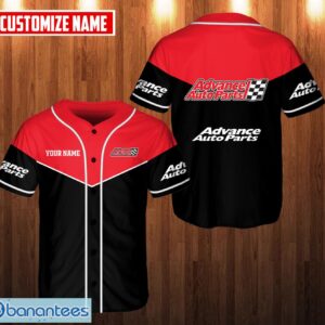 Custom Name advance auto parts 3D All Over Printed Baseball Jersey Shirt For Fans Product Photo 1