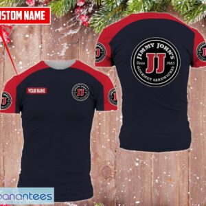 Custom Name Jimmy John's AOP 3D T-shirt For Men And Women Product Photo 1