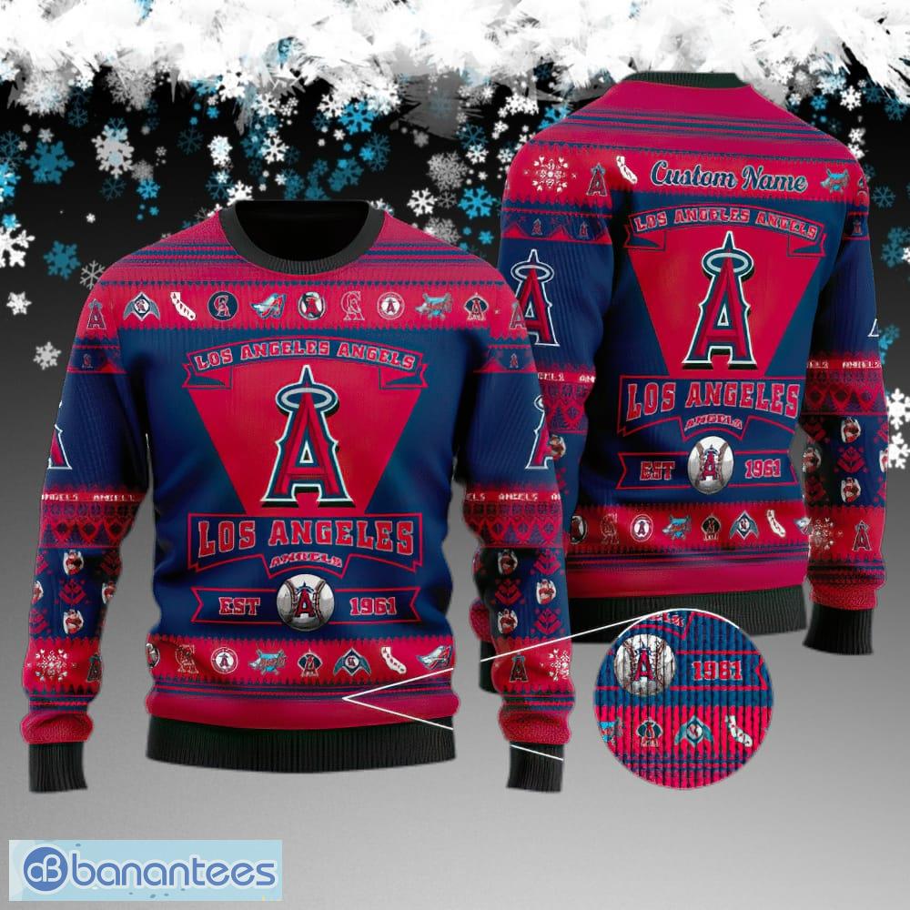custom name los angeles dodgers football team knitted christmas 3d sweater gift for men and women image Custom Name Los Angeles Dodgers Football Team Knitted Christmas 3D Sweater Gift For Men And Women - Los Angeles Dodgers Football Team Knitted Christmas 3D Sweater Gift For Men And Women