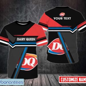Custom Name PERSONALIZED dairy queen Limited 3D T-Shirt Product Photo 1