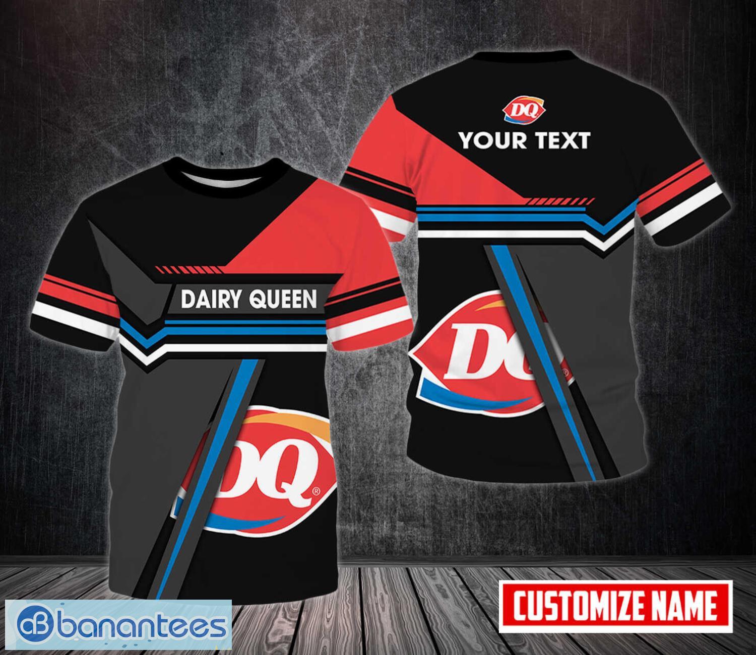 custom name personalized dairy queen limited 3d t shirt image Custom Name PERSONALIZED dairy queen Limited 3D T-Shirt Product Photo 1