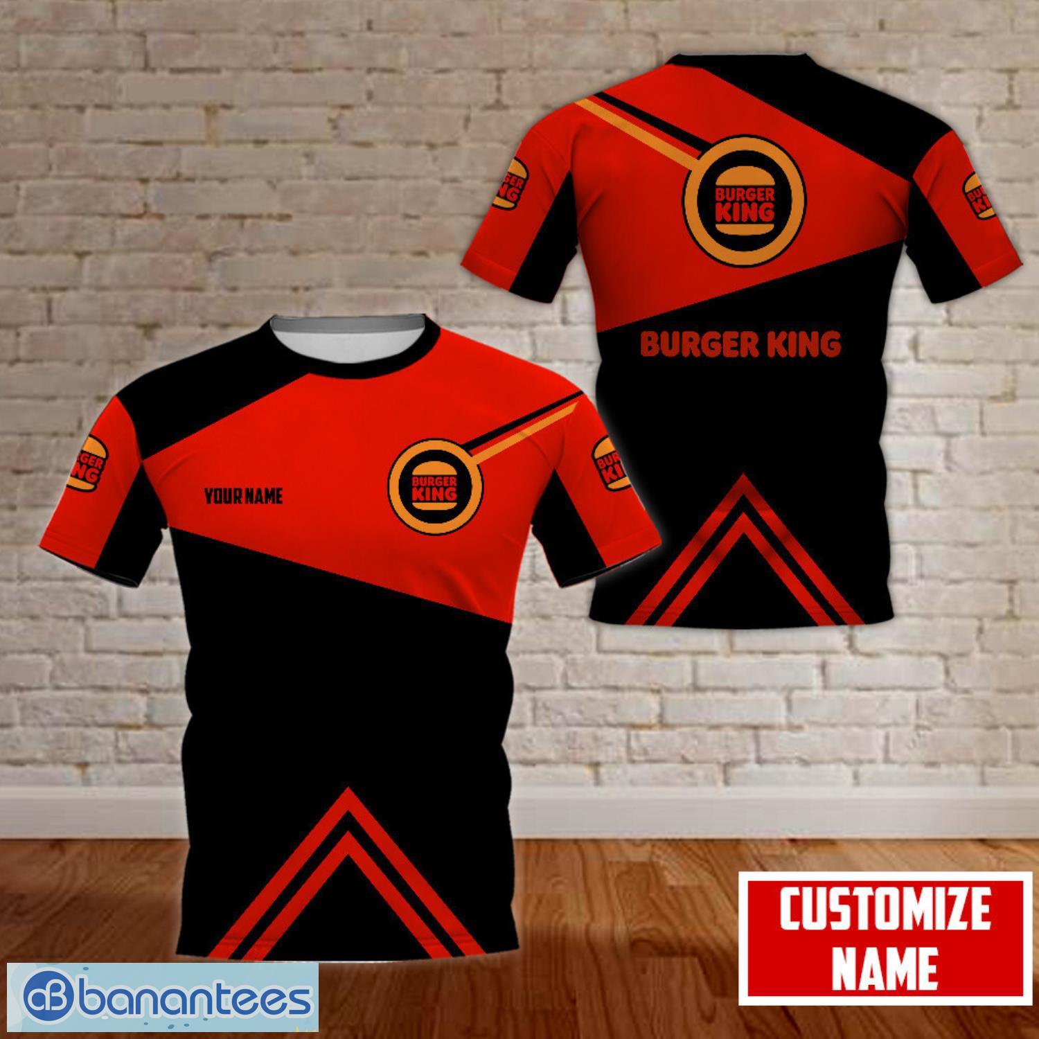 custom name the perfect gift for burger king aop 3d t shirt for men and women image Custom Name The Perfect Gift For Burger King AOP 3D T-shirt For Men And Women Product Photo 1