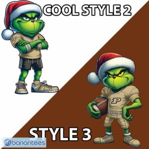 NCAA Purdue Boilermakers Grinch Football Ugly Sweater Gift For Christmas - NCAA Purdue Boilermakers New Grinch Ugly Christmas Sweater Photo 3