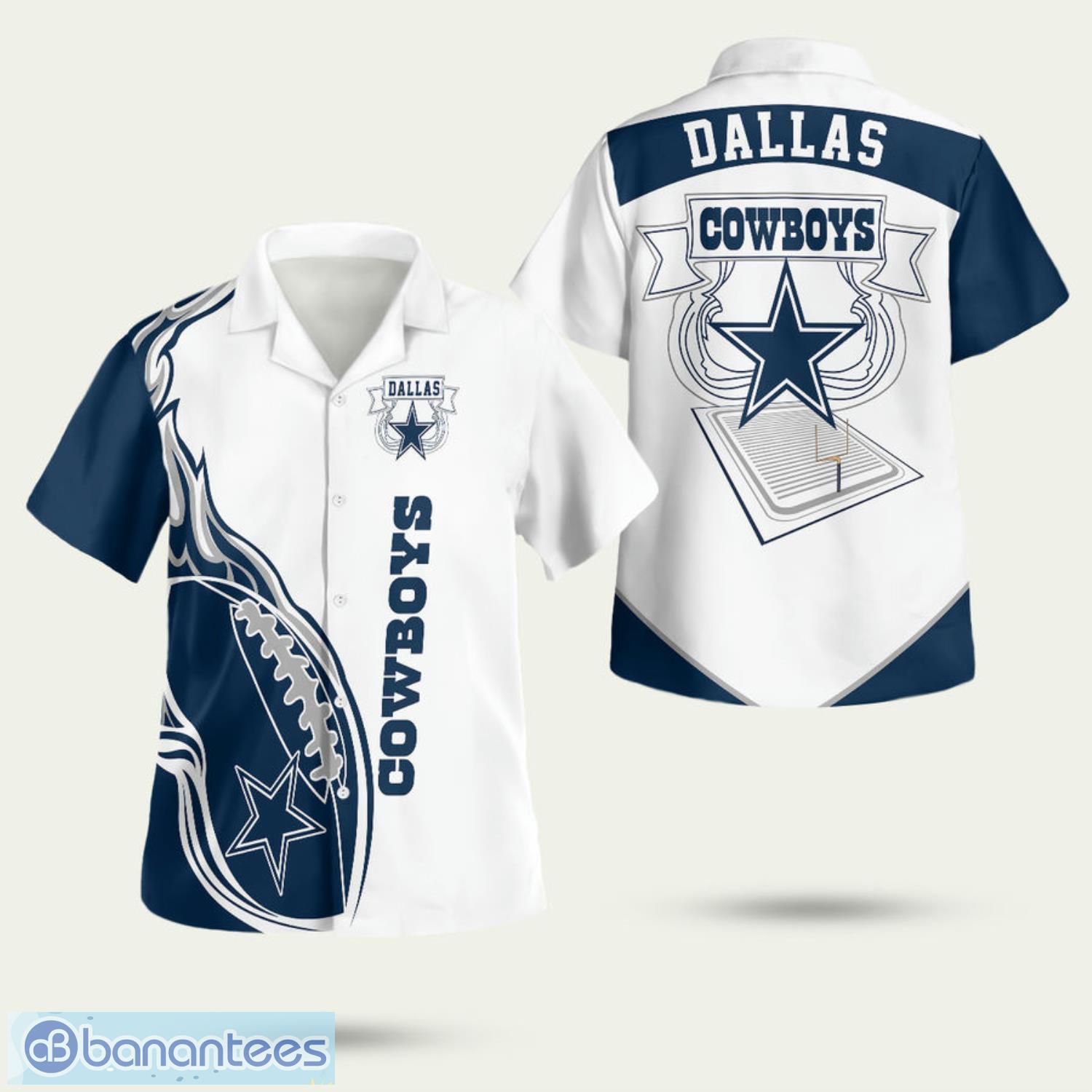 dallas cowboys ball 3d hawaiian shirt summer style gift image Dallas Cowboys Ball 3D Hawaiian Shirt Summer Style Gift Product Photo 1