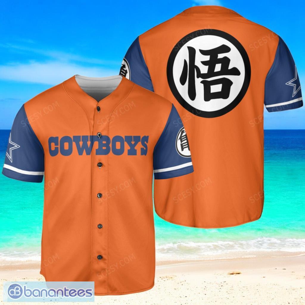 dallcow goku baseball jersey shirt copy limited edition image Dallcow Goku Baseball Jersey Shirt - Copy Limited Edition Product Photo 1