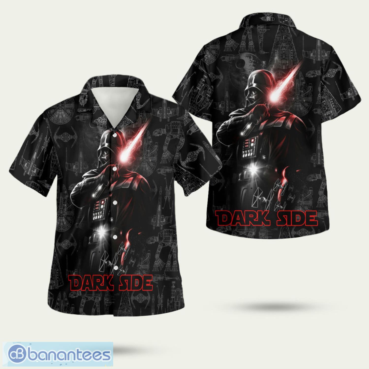 darth vader dark side star wars 3d hawaiian shirt summer style gift image Darth Vader Dark Side Star Wars 3D Hawaiian Shirt Summer Style Gift Product Photo 1