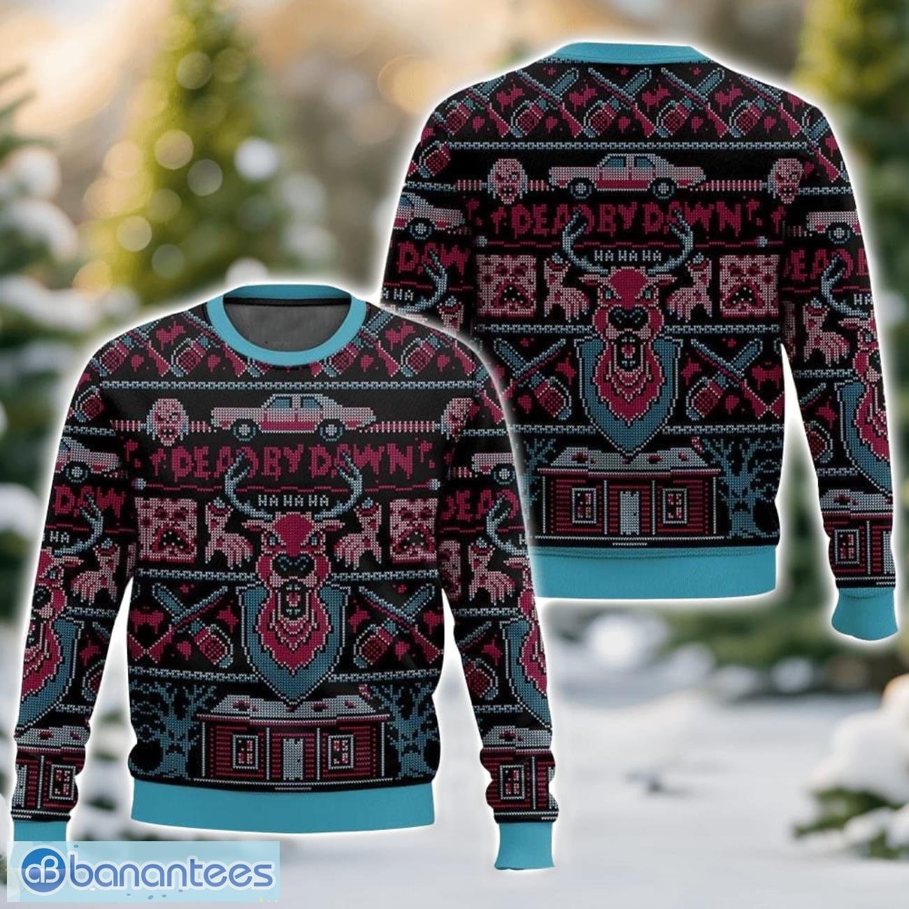 dead by dawn christmas ugly sweater 3d printed sweater christmas gift image Dead by Dawn Christmas Ugly Sweater 3D Printed Sweater Christmas Gift - Dead by Dawn Christmas Ugly Sweater-3