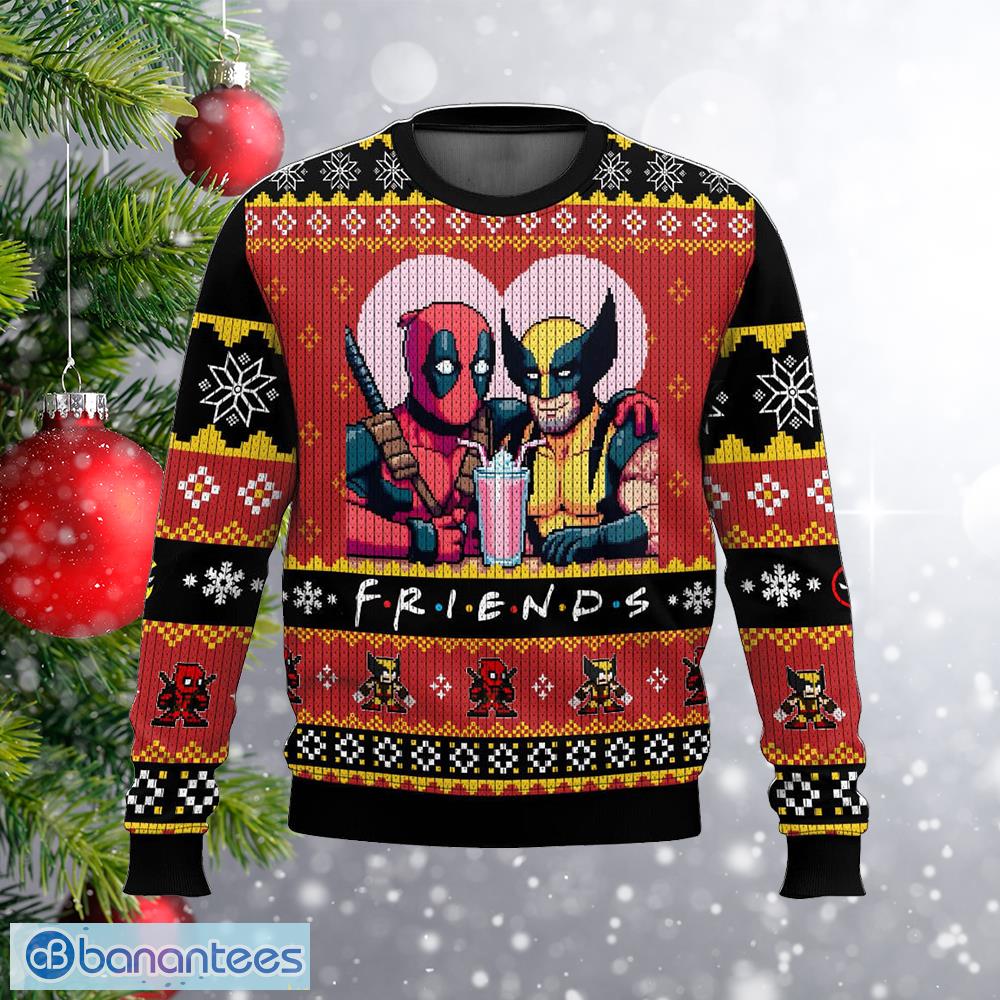 deadpool and wolverine ugly sweater nativity knitted christmas sweater gift for adult image Deadpool And Wolverine Ugly Sweater Nativity Knitted Christmas Sweater Gift For Adult - Deadpool And Wolverine Ugly Sweater Photo_1