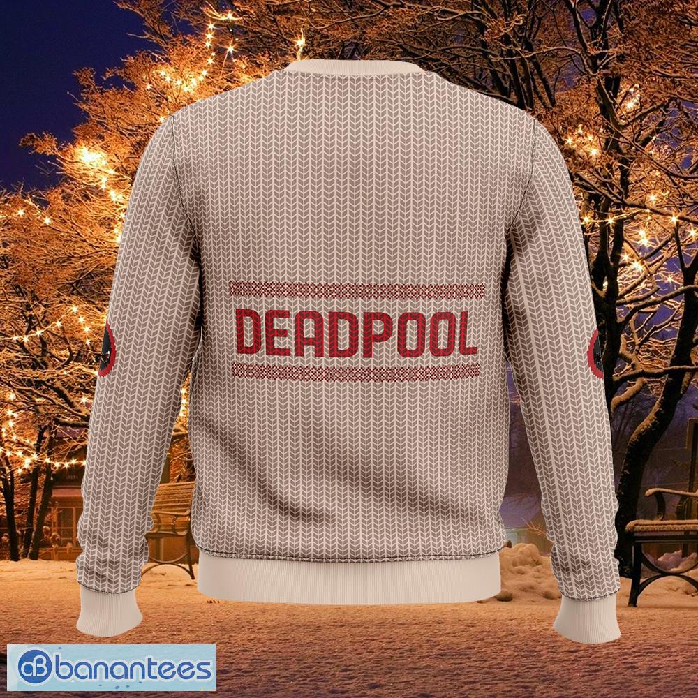 deadpool star ugly christmas sweater gift for men and women 1 image Deadpool Star Ugly Christmas Sweater Gift For Men And Women - Deadpool Ugly Christmas Sweater Photo_2