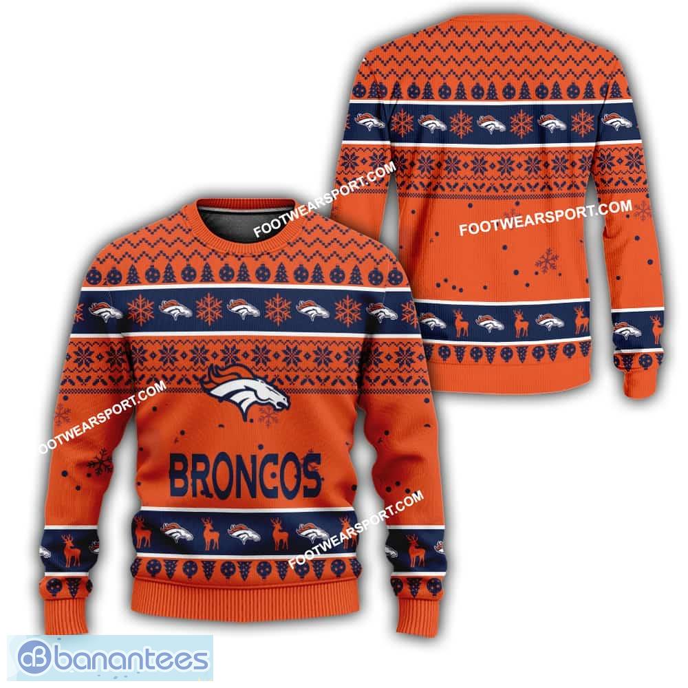 denver broncosreindeer pattern logo knitted xmas sweater gift for army image Denver BroncosReindeer Pattern Logo Knitted Xmas Sweater Gift For Army - Denver BroncosReindeer Pattern Logo Knitted Xmas Sweater Gift For Army