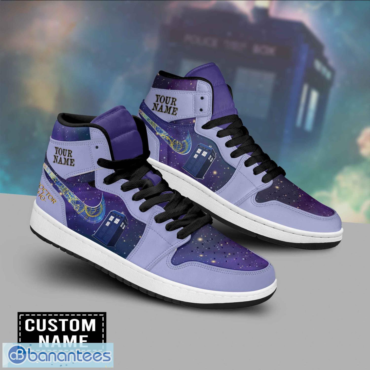 doctor who air jordan hightop sneakers shoes aj1 gift ideas shoes 1 image Doctor Who Air Jordan Hightop Sneakers Shoes AJ1 Gift Ideas Shoes Product Photo 2