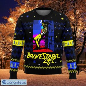 Christmas Cowboy Bravestarr Yule Knitted Xmas Sweater Gift For Men And Women - Christmas Cowboy Bravestarr Ugly Christmas Sweater Photo_1