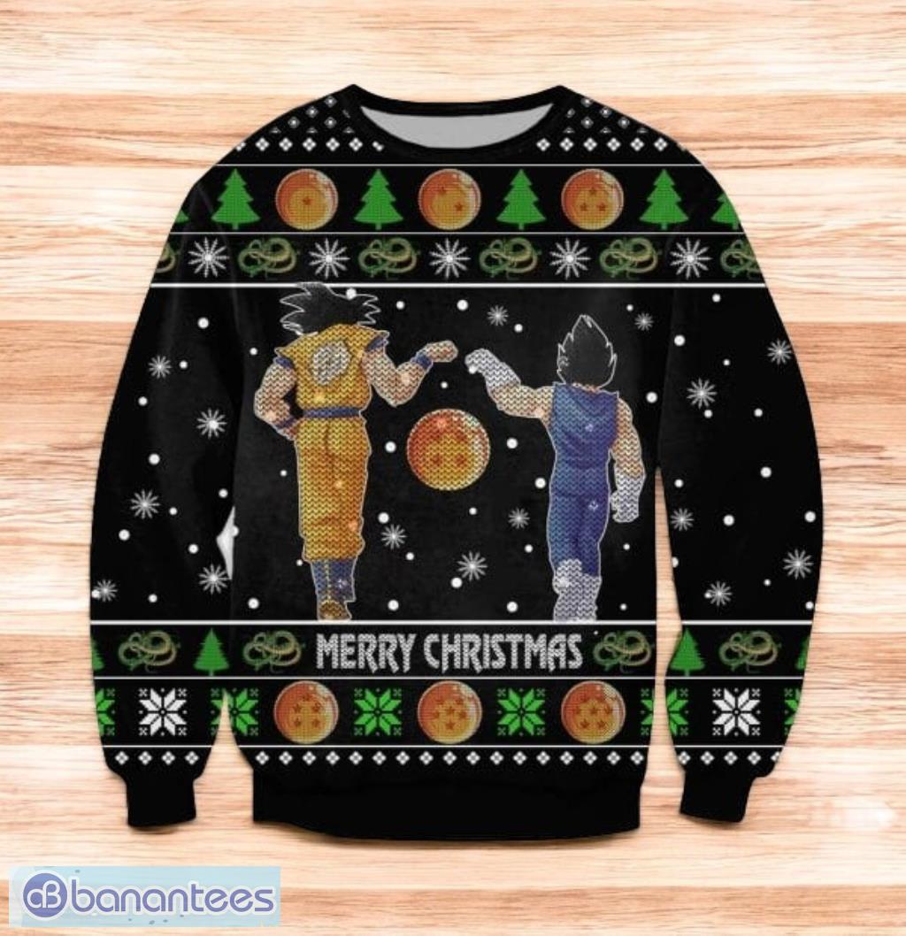 dragon ball knitting pattern 3d print ugly sweatergift for men and women image Dragon Ball Knitting Pattern 3D Print Ugly SweaterGift For Men And Women Product Photo 1