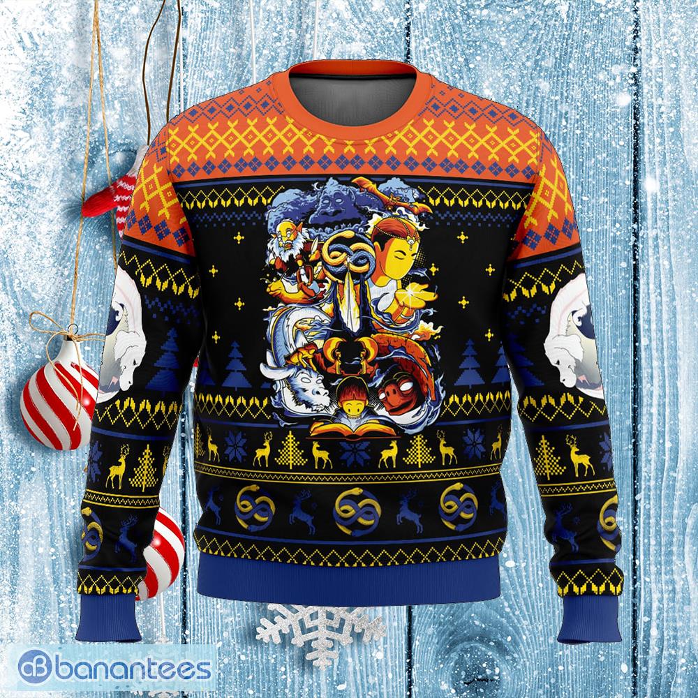dragon never ending story hug knitted christmas sweater aop gift holidays image Dragon Never Ending Story Hug Knitted Christmas Sweater AOP Gift Holidays - Dragon Never Ending Story Ugly Christmas Sweater Photo_1