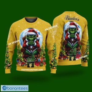 Blanton’s Bourbon Whiskey King Grinch Christams 3D Hoodie, 3D TShirt, Ugly Sweater Gift For Adult - Blanton’s Bourbon Whiskey King Grinch Christams 3D Sweater Photo 3