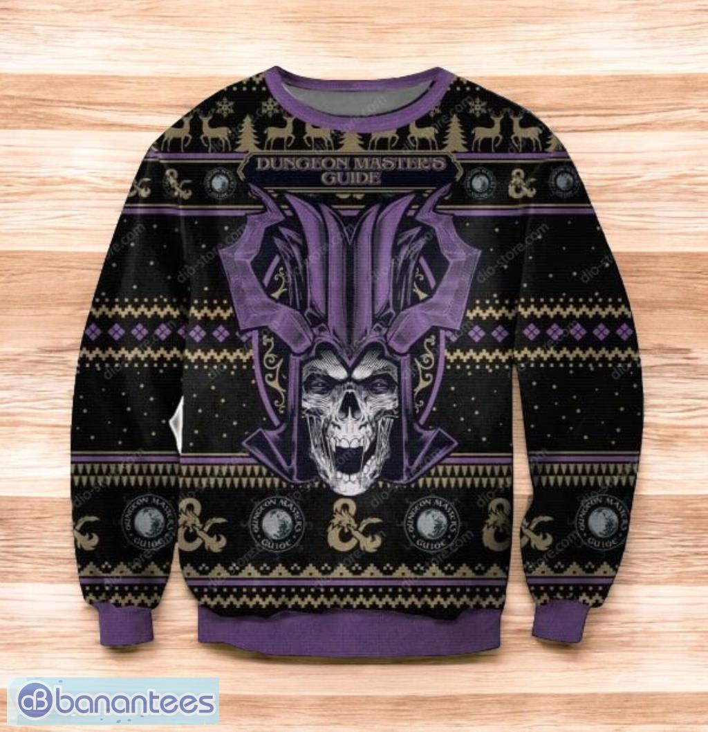 dungeon masters guide 3d print ugly christmas sweatergift for men and women image Dungeon Masters Guide 3D Print Ugly Christmas SweaterGift For Men And Women Product Photo 1