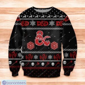 Dungeons Dragons 3D Print Ugly Christmas SweaterGift For Men And Women Product Photo 1