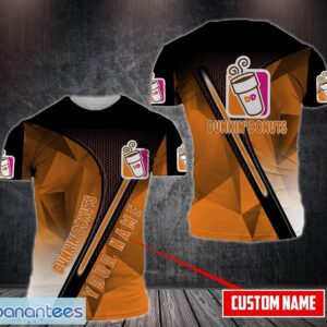 DUNKIN’ DONUTS AOP 3D T-shirt For Men And Women Custom Name Product Photo 1