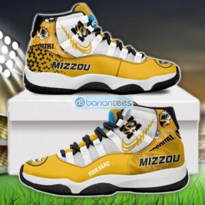Missouri Tigers Air Jordan 11 Sneakers Custom Name Special Shoes For Fans Product Photo 1