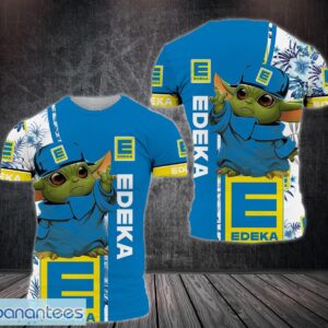 edeka AOP 3D T-shirt For Men And Women Baby Yoda Shirt Product Photo 1