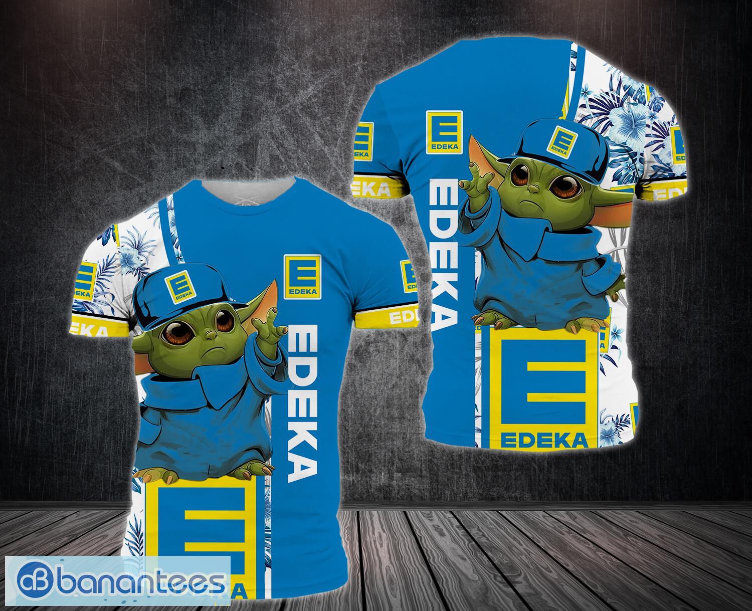 edeka aop 3d t shirt for men and women baby yoda shirt image edeka AOP 3D T-shirt For Men And Women Baby Yoda Shirt Product Photo 1
