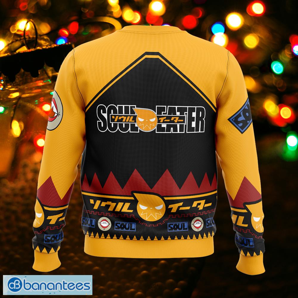 evans soul eater stylish knitted christmas sweater aop gift holidays 1 image Evans Soul Eater Stylish Knitted Christmas Sweater AOP Gift Holidays - Evans Soul Eater Ugly Christmas Sweater Photo_2