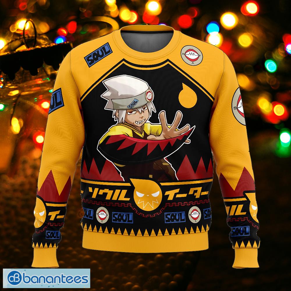 evans soul eater stylish knitted christmas sweater aop gift holidays image Evans Soul Eater Stylish Knitted Christmas Sweater AOP Gift Holidays - Evans Soul Eater Ugly Christmas Sweater Photo_1