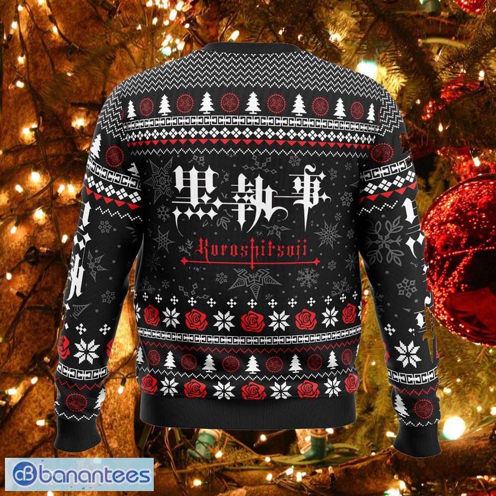 expensive gifts black butler retailer knitted xmas sweater gift for men and women 1 image Expensive Gifts Black Butler Retailer Knitted Xmas Sweater Gift For Men And Women - Expensive Gifts Black Butler Ugly Christmas Sweater Photo_2