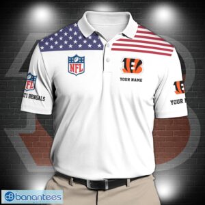 Cincinnati Bengals Sport Polo Shirt Custom Name Sport Gifts Ideas For Father's Days Product Photo 2